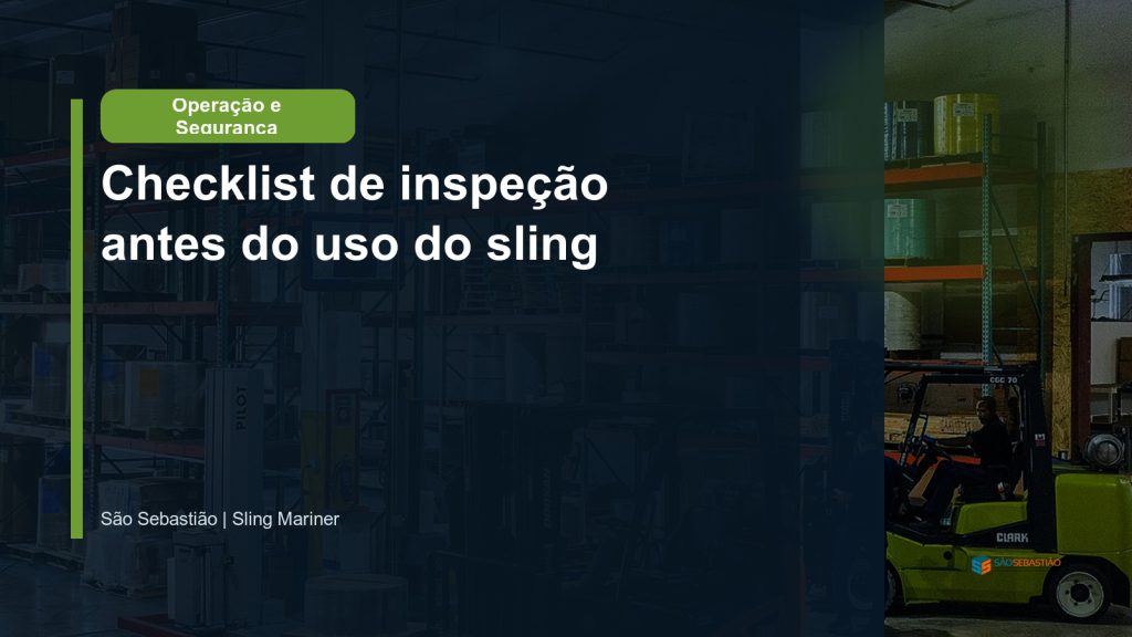 Checklist de inspeção antes do uso do Sling